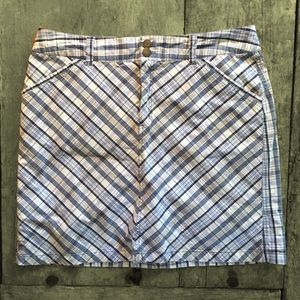Croft & Barrow Plaid Stretch Skort